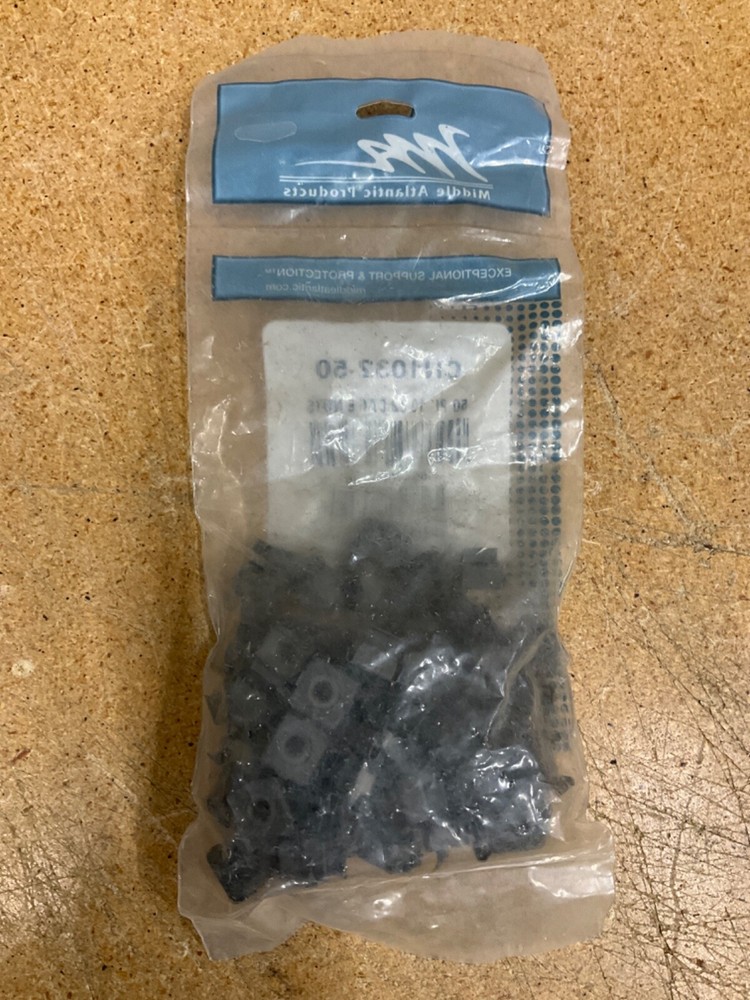 Middle Atlantic CN1032-50, 50 PC 10/32 Cage Nuts