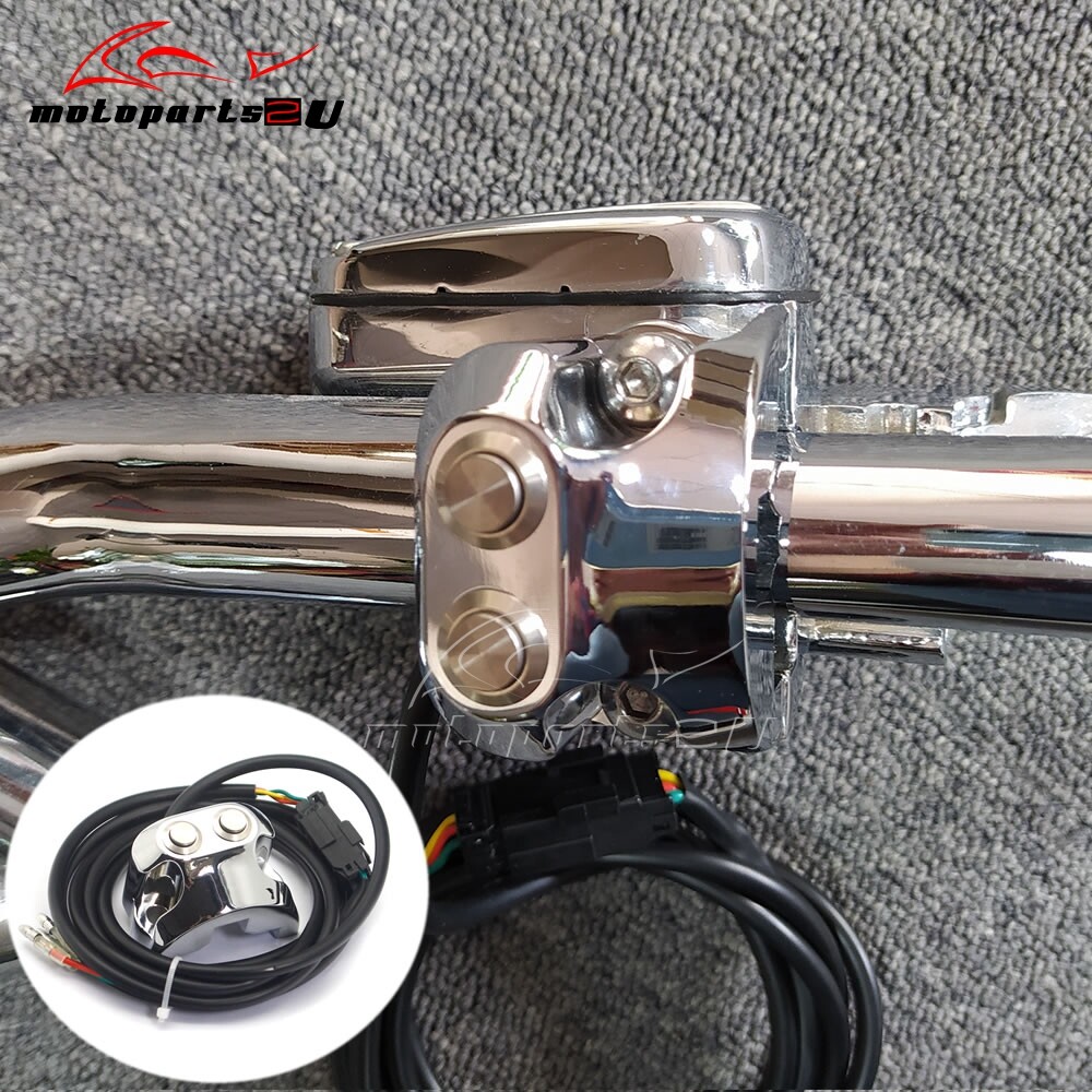 CNC Motorcycle 1'' Handlebar Switch Mount For Harley Air Ride Switch Controller