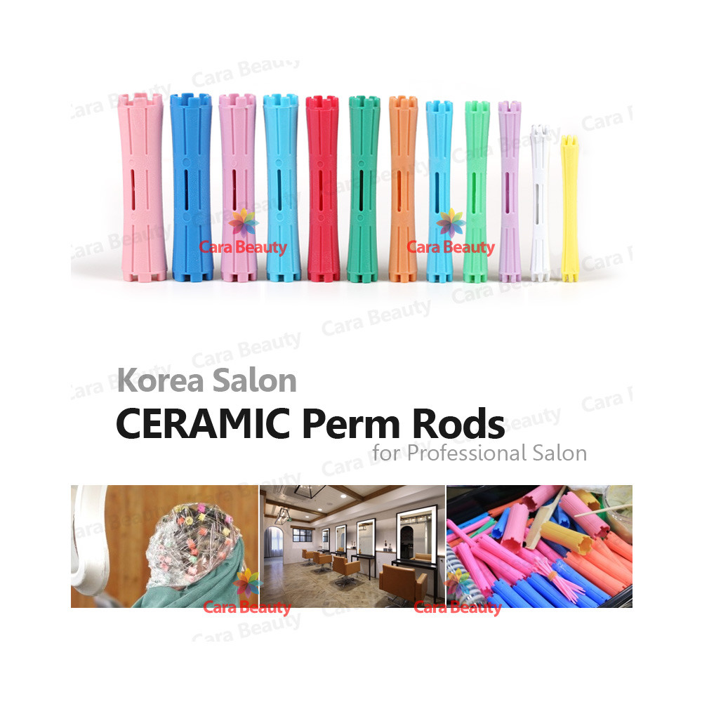 CERAMIC Perm/Wave Rods for Professional Salon (One Pack 10pcs)