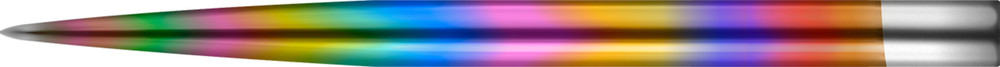 Mission Glide Dart Points - Replacement Smooth Points - Rainbow - Length 34mm