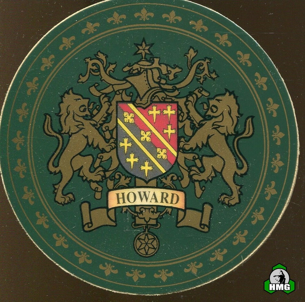 English Heraldic Coaster: Howard