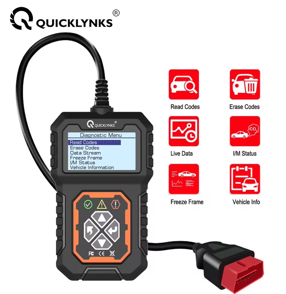 Car Full OBD2/EOBD Scanner Engine System Check Code Reader Diagnostic Scan Tool
