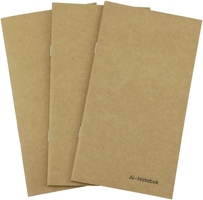 Dot Grid Notebook/Journal Inserts - Refill for Travelers Notebook by - 7.4 X 4