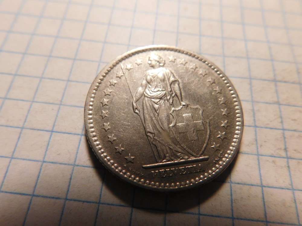 SWITZERLAND 2 FRANCS 1981 # 1016
