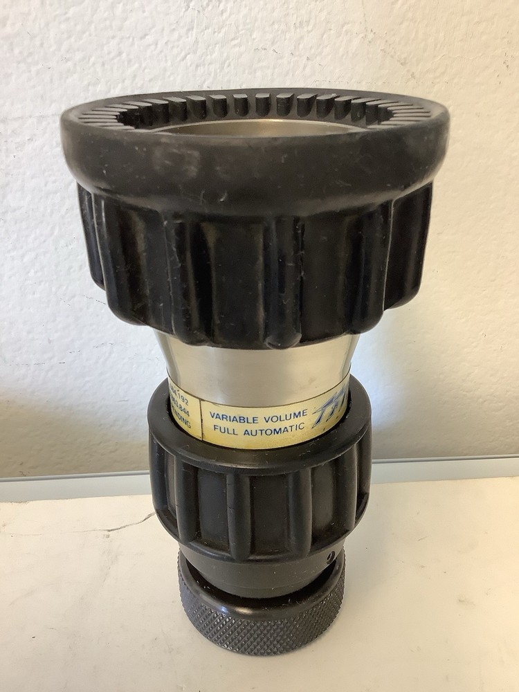 TFT Fire Hose Full Automatic VARIABLE VOLUME Nozzle 1 1/2" NH Task Force Tip