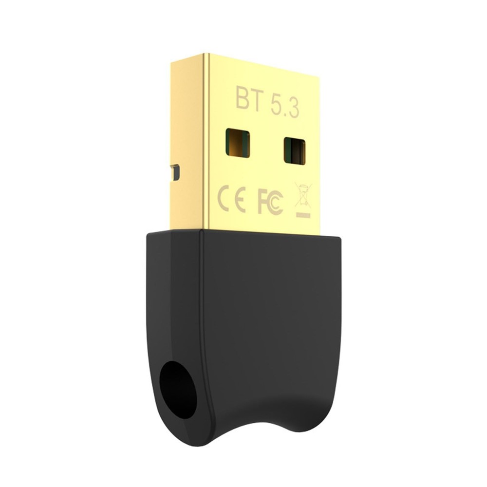 Bluetooth 5.3 USB Adapter for Desktop PC, Plug & Play Mini Dongle Receiver