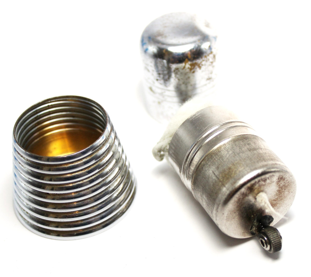 Vintage MCM Spaceship Looking Lighter - Chrome