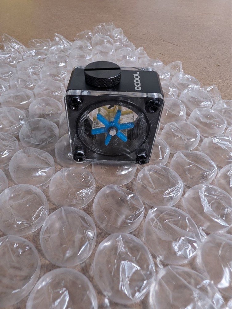 Alphacool Eisfluegel G1/4 Square Flow Meter - Acetal (17350)