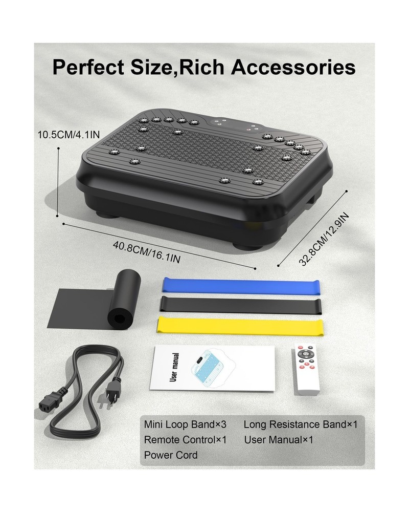 Vibration Plate Exercise Machine, Shake Plate, Vibration Plate for Lymphatic ...