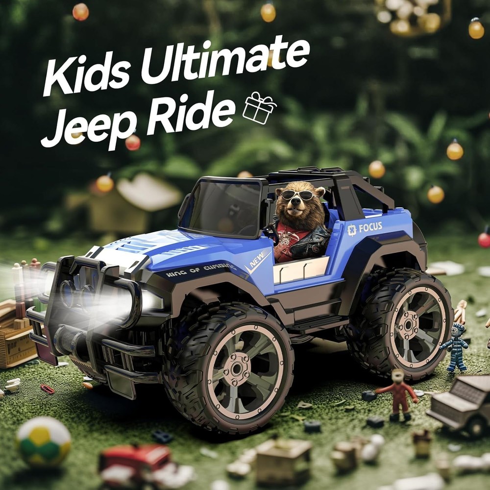 Exciting DE42 Remote Control Car - 80 Min Playtime, Auto Mode, Durable Design