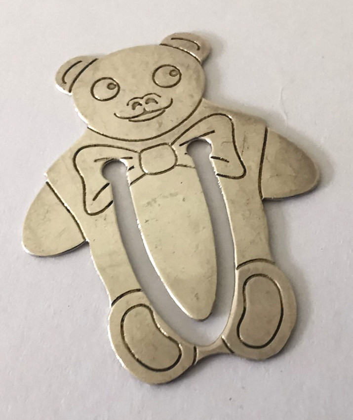 Tiffany & Co Solid Silver Teddy Bear Bookmark