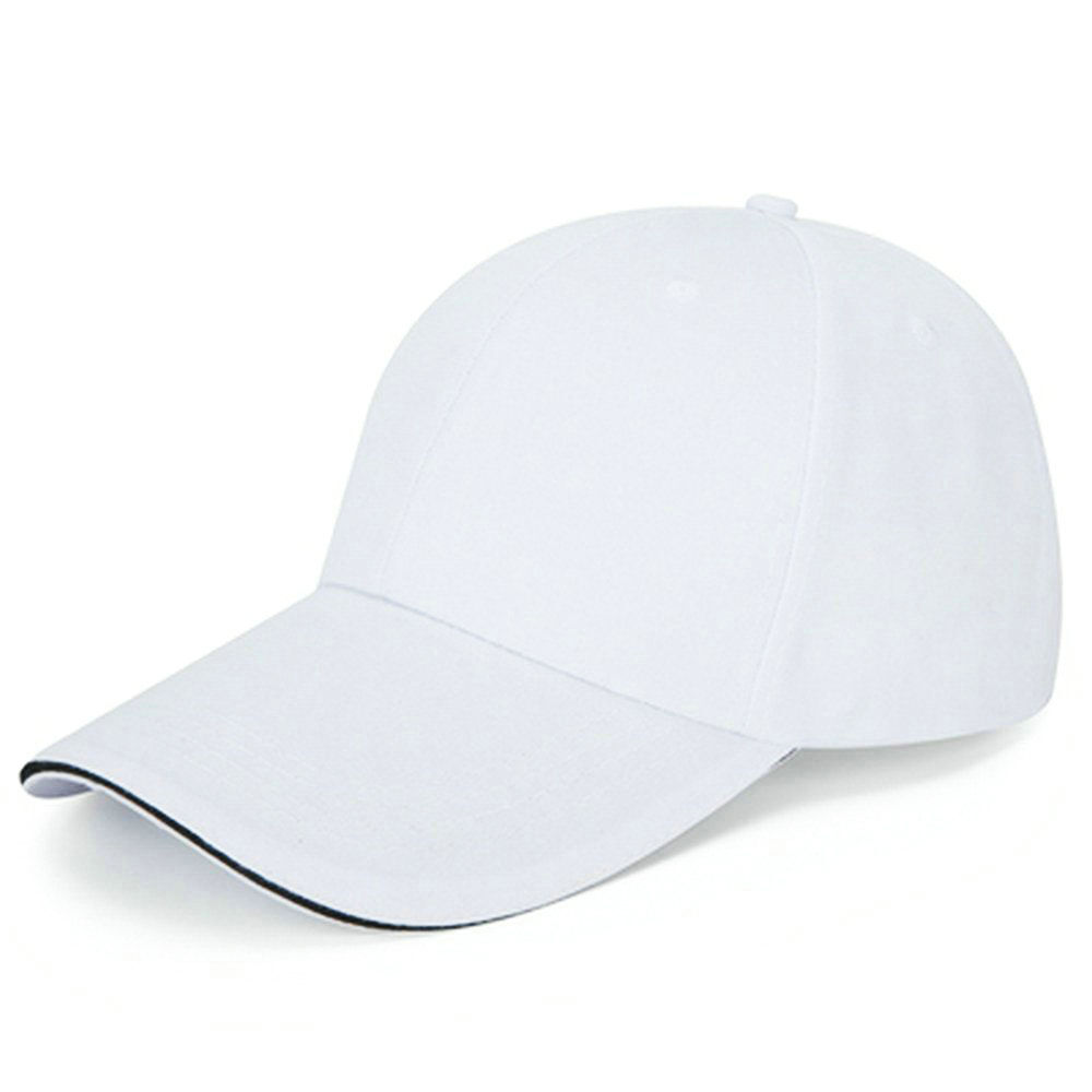 Polo Style 100% Cotton Baseball Cap Golf Hat Adjustable Plain Solid Sun Hat