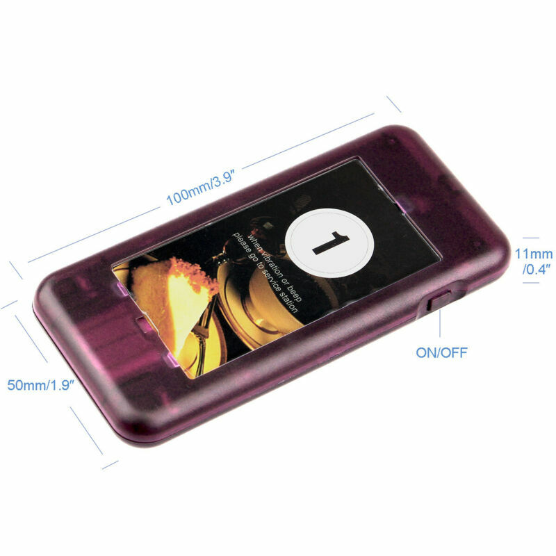 Wireless Restaurant Guest Waiter Calling Paging System Transmitter+10Call Pagers
