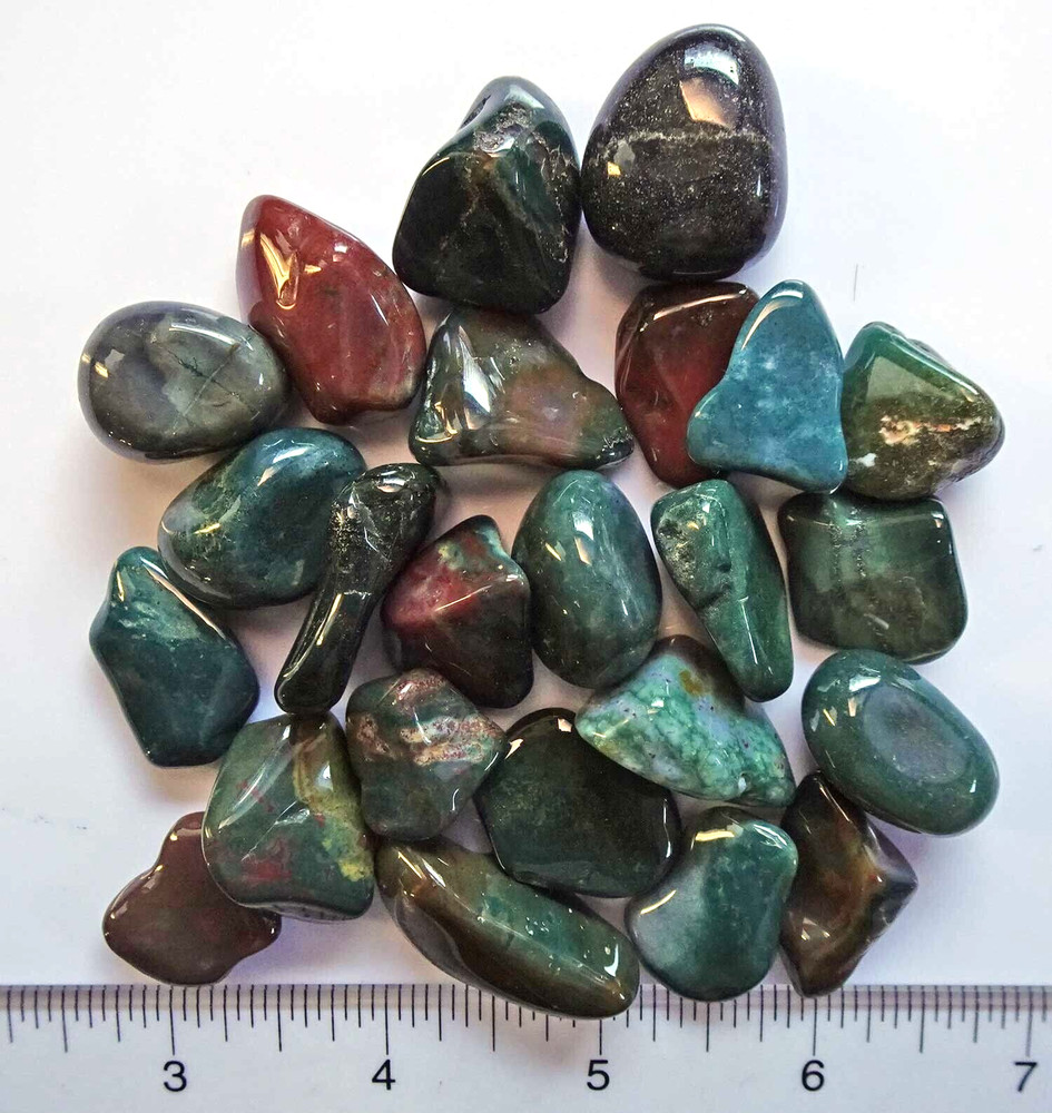 Fancy Jasper - 4.5 ounces Medium/Small Tumbled Stones rt545a