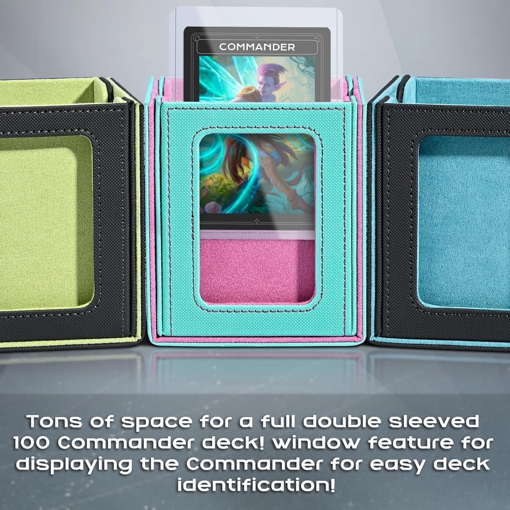Waterproof MTG Deck Box with Display Window