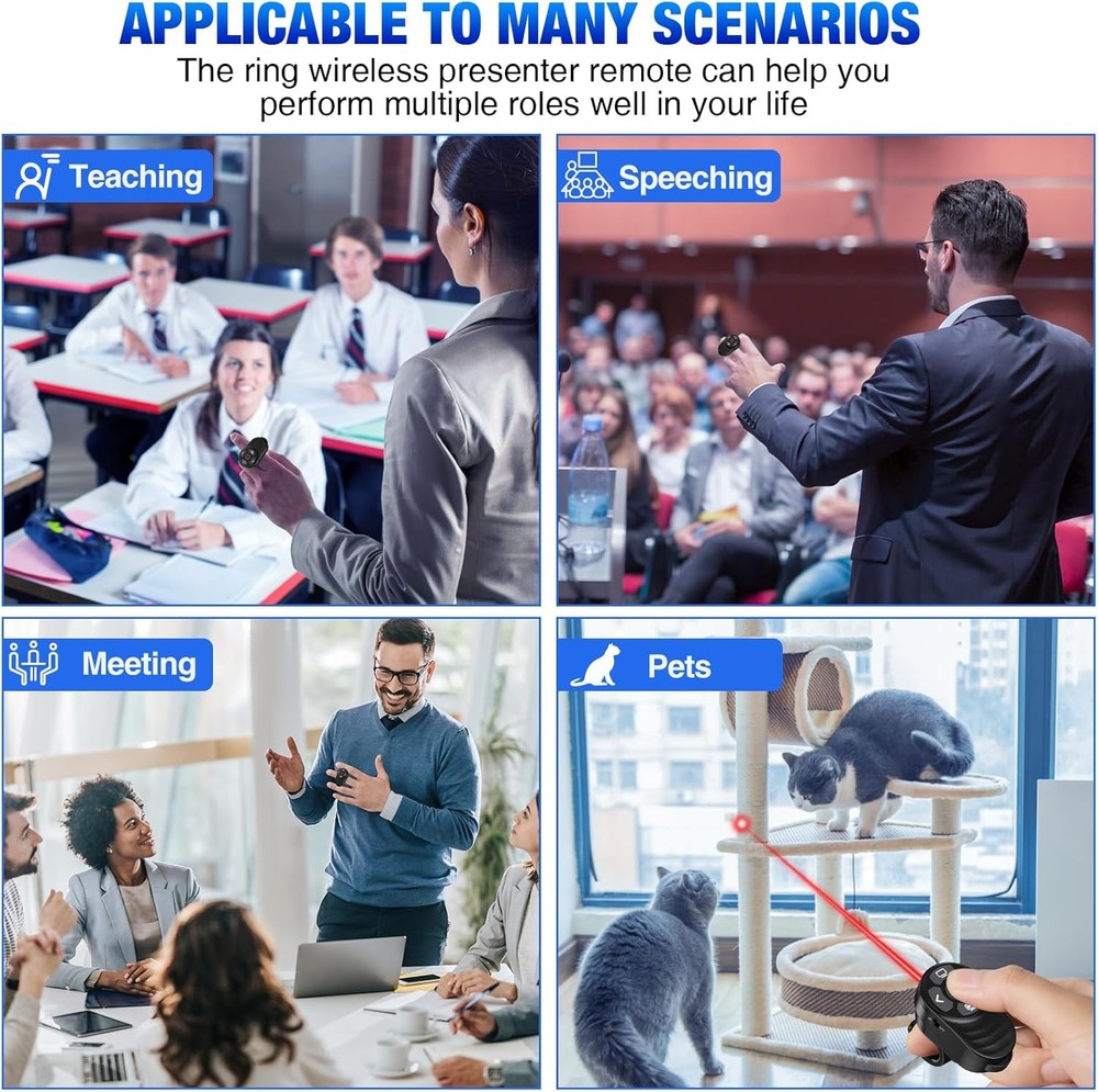 Wireless Presentation Clicker Remote for Slides