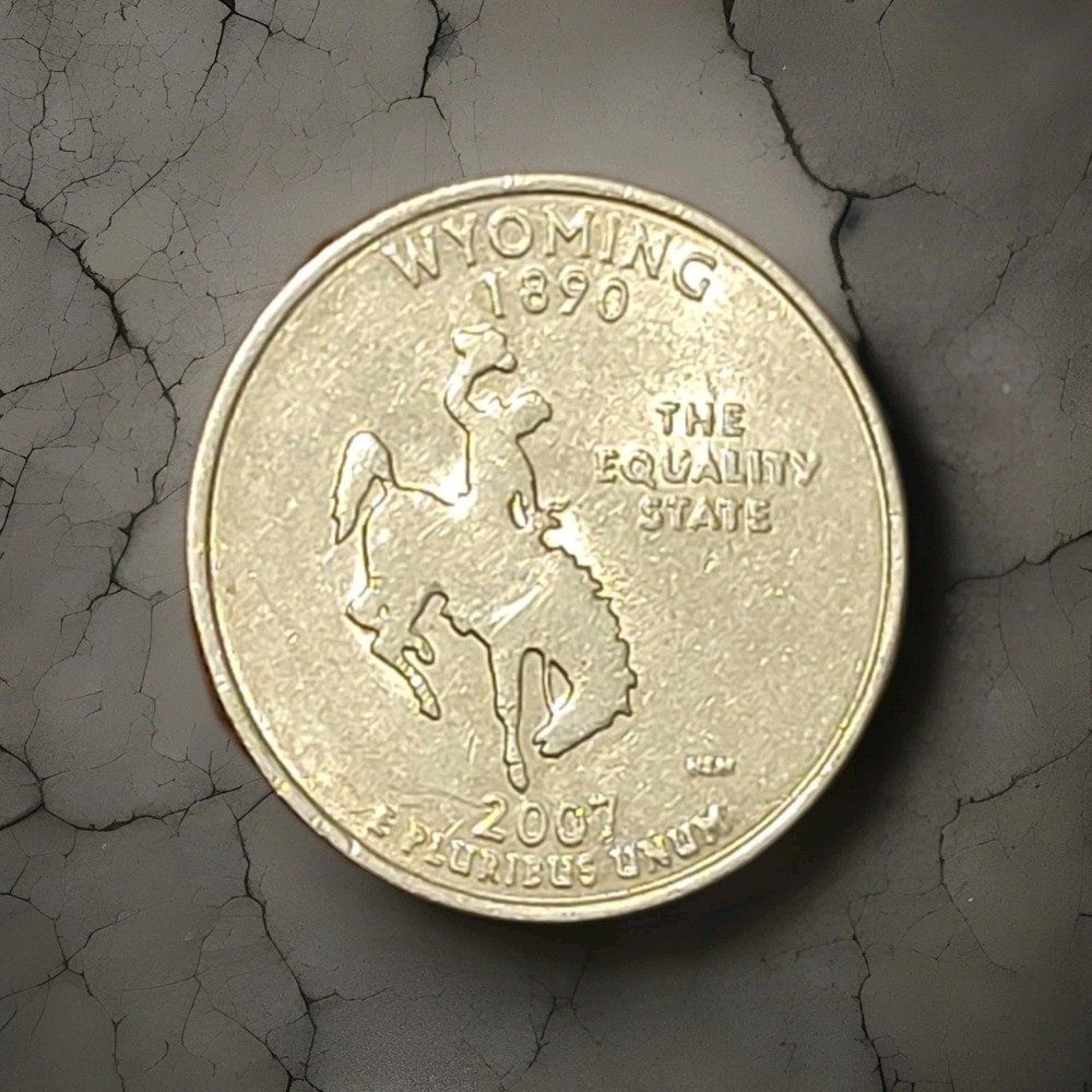 2007 D Wyoming State Quarter Uncirculated