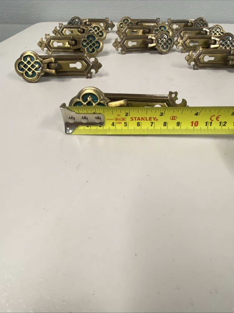 Draw Cabinet Metal 4" drop Handle Bundle X 12 used @E