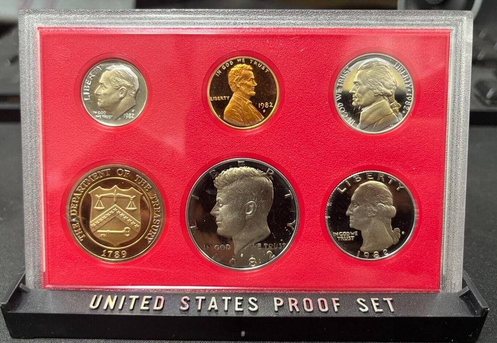 1982 Clad Proof Set U.S. Mint Original Government Packaging