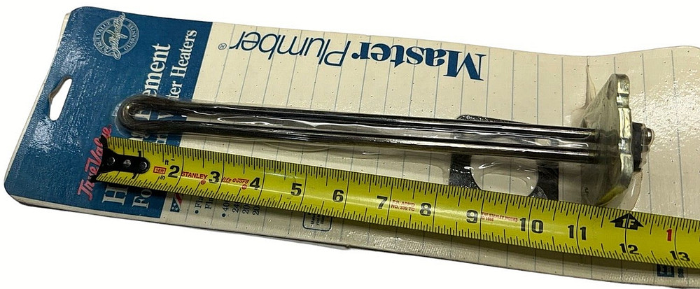 MasterPlumber 9000162 Water Heater Heating Element, 4000W, 240V or 2000W, 208V