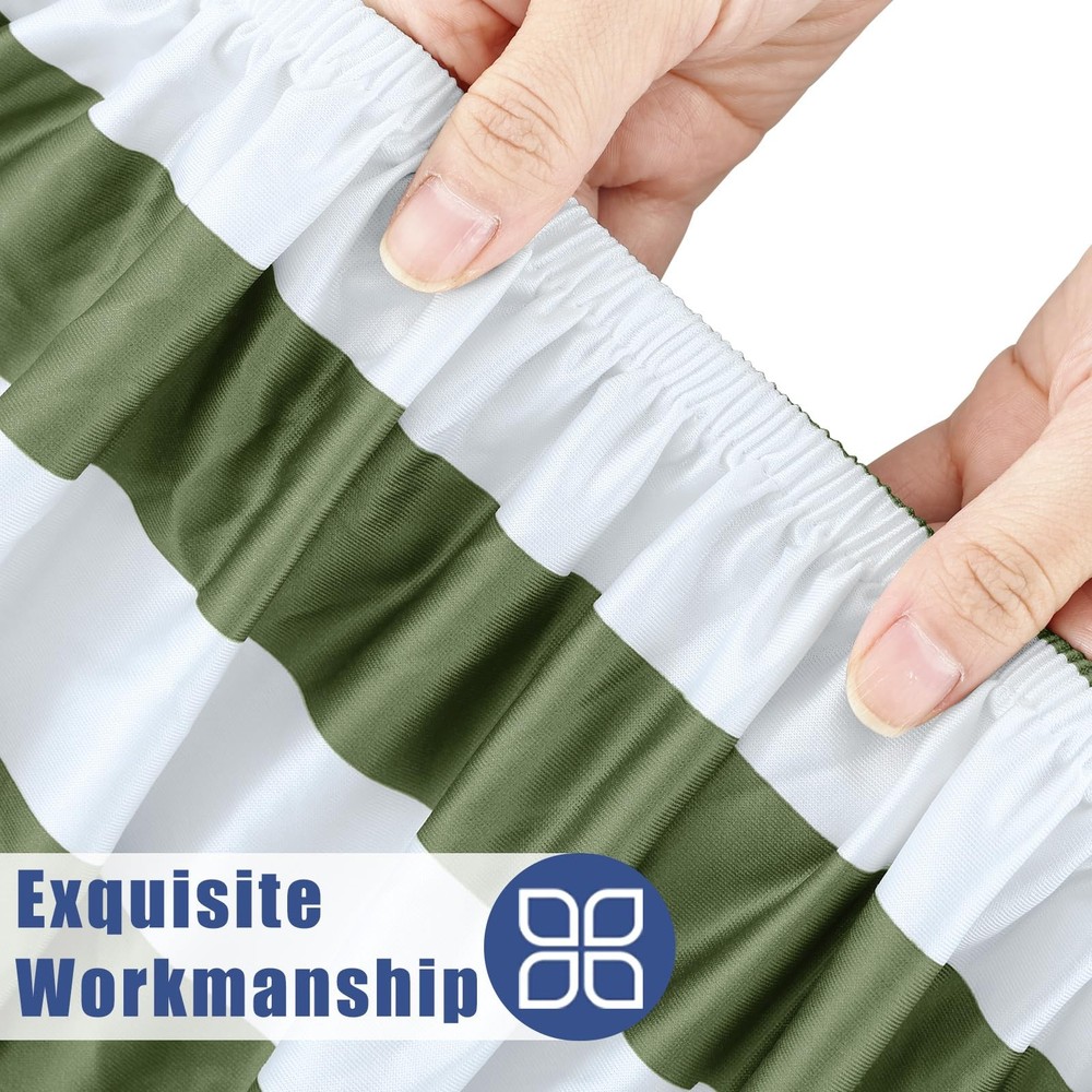 Rectangle Fitted Table Cloth, Waterproof Spandex Elastic Tablecloths, Fits fo...