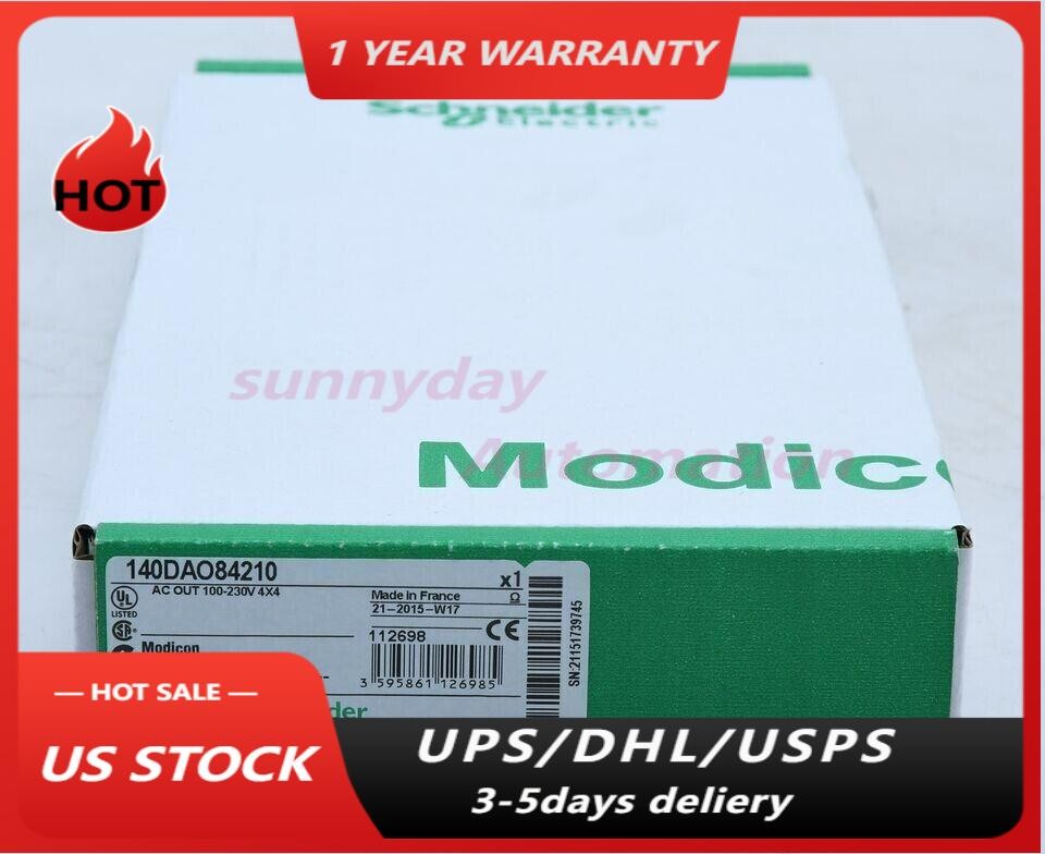 1 PCS  Modicon 140DAO84210 PLC Module 140DAO84210  In Box US Free TAX