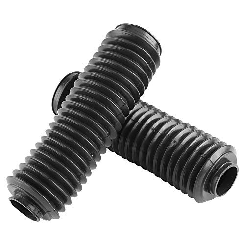 Motorcycle Fork Boots, 1 Pair Black Motorcycle Front Fork Tubes Boots Rubber