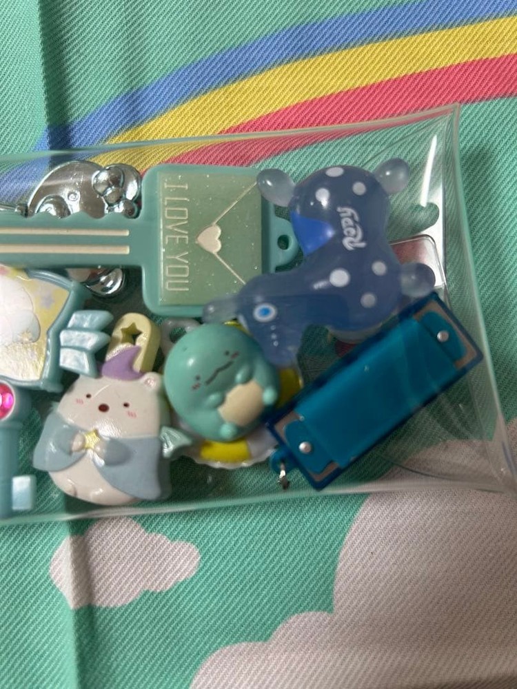 Sumikko Gurashi Blue Gacha Stuffed Pouch