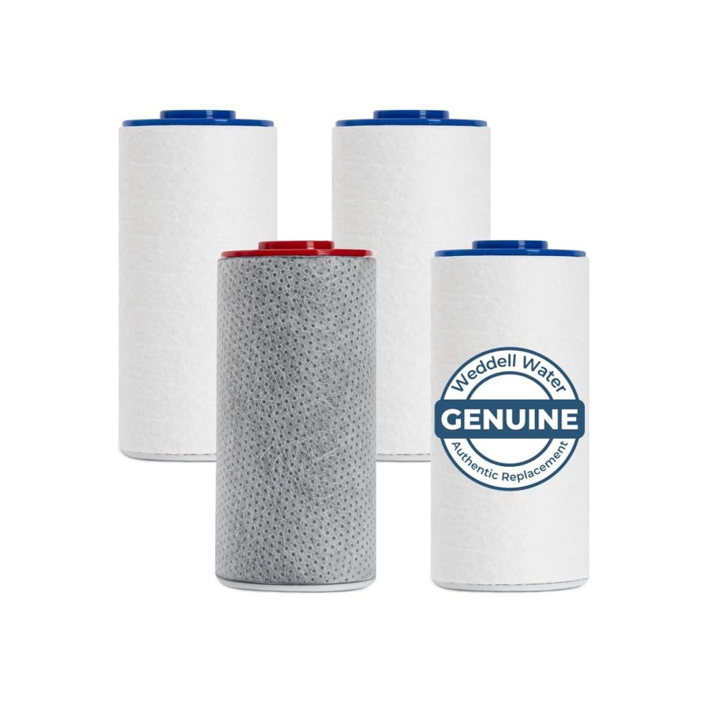 Weddell Duo Shower Filter Replacement Cartridges Full Set + Extra Filters -...
