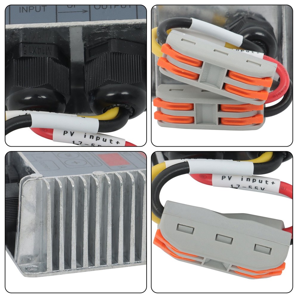 High Power MPPT Solar Controller 400W 24-85V Boost Backlight Display Waterproof
