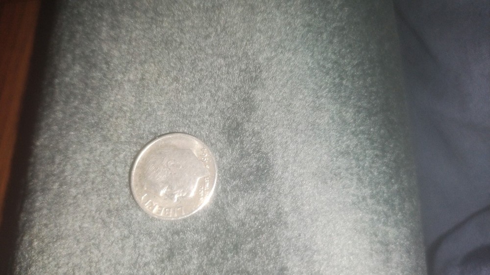 1964 silver dime full bands