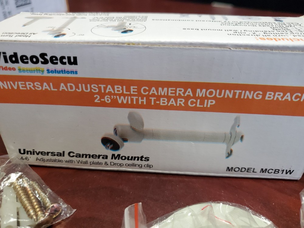 VideoSecu Camera Mounting Bracket 2-6" with T-Bar Mount