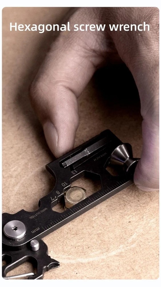 Mini Multi Function Tool Survival Multitool Escape Bug Out Emergency All Purpose