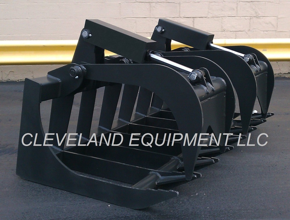 NEW 84" ROOT GRAPPLE ATTACHMENT Skid Steer Loader Rake Brush Wacker Neuson Volvo