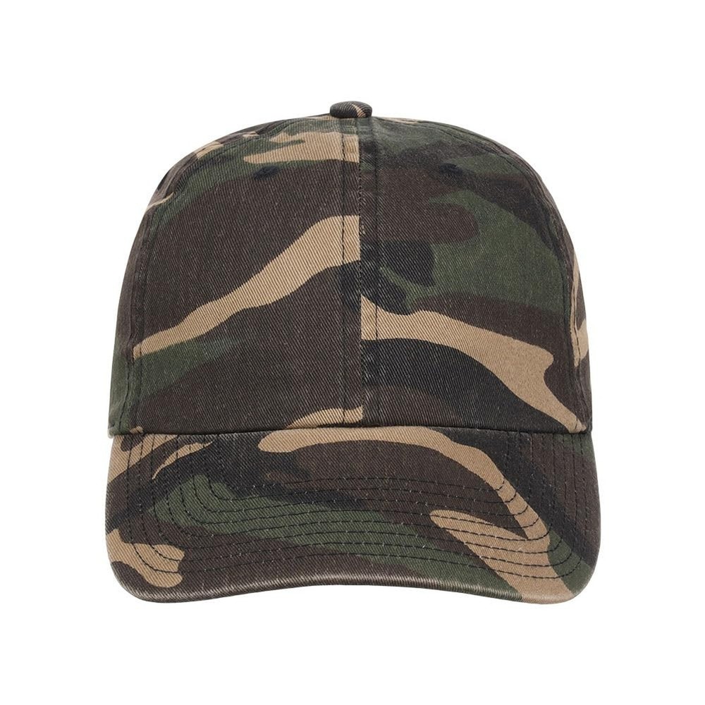 Lids Blank Baseline Dad Adjustable Strapback Hat One Size Camo