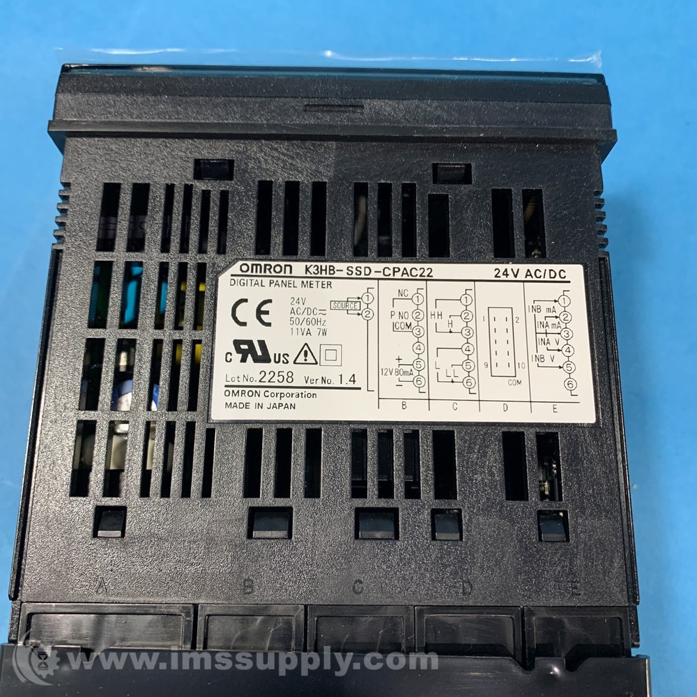 Omron K3HB-SSD-CPAC22 Digital Temperature Controller FNOB