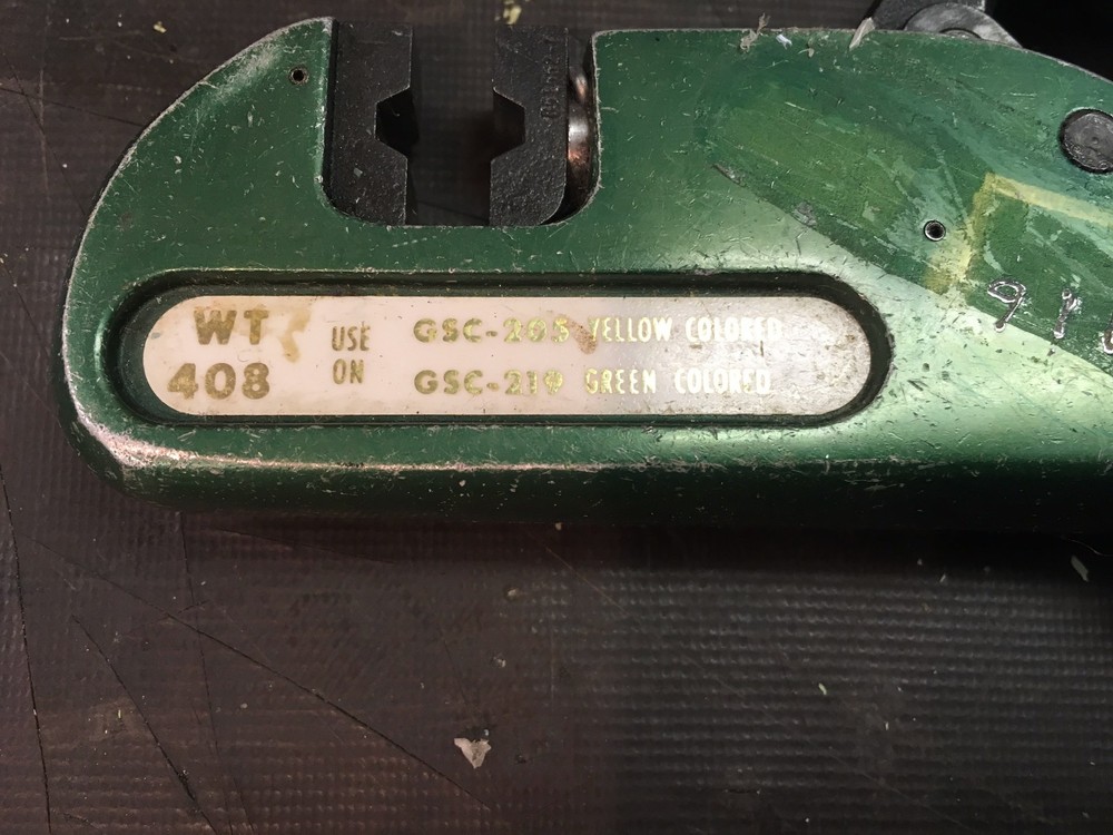 T&B Thomas & Betts WT 408 Ratchet Hand Crimp Tool