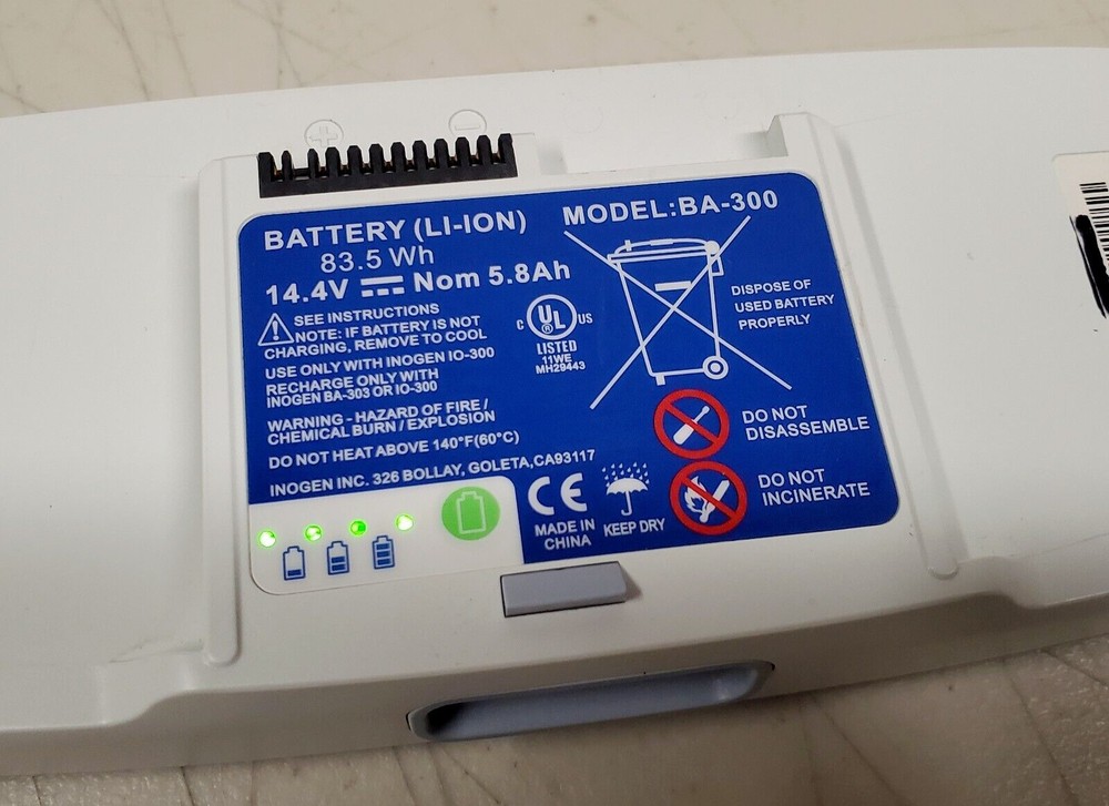 Inogen (OEM) One G3 8 Cell Single Battery Replacement BA-300