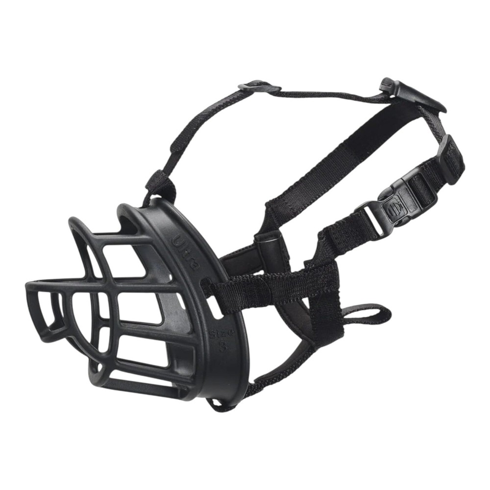 Baskerville Ultra Muzzle for Dogs - Size 4 - Adjustable & Comfortable - New