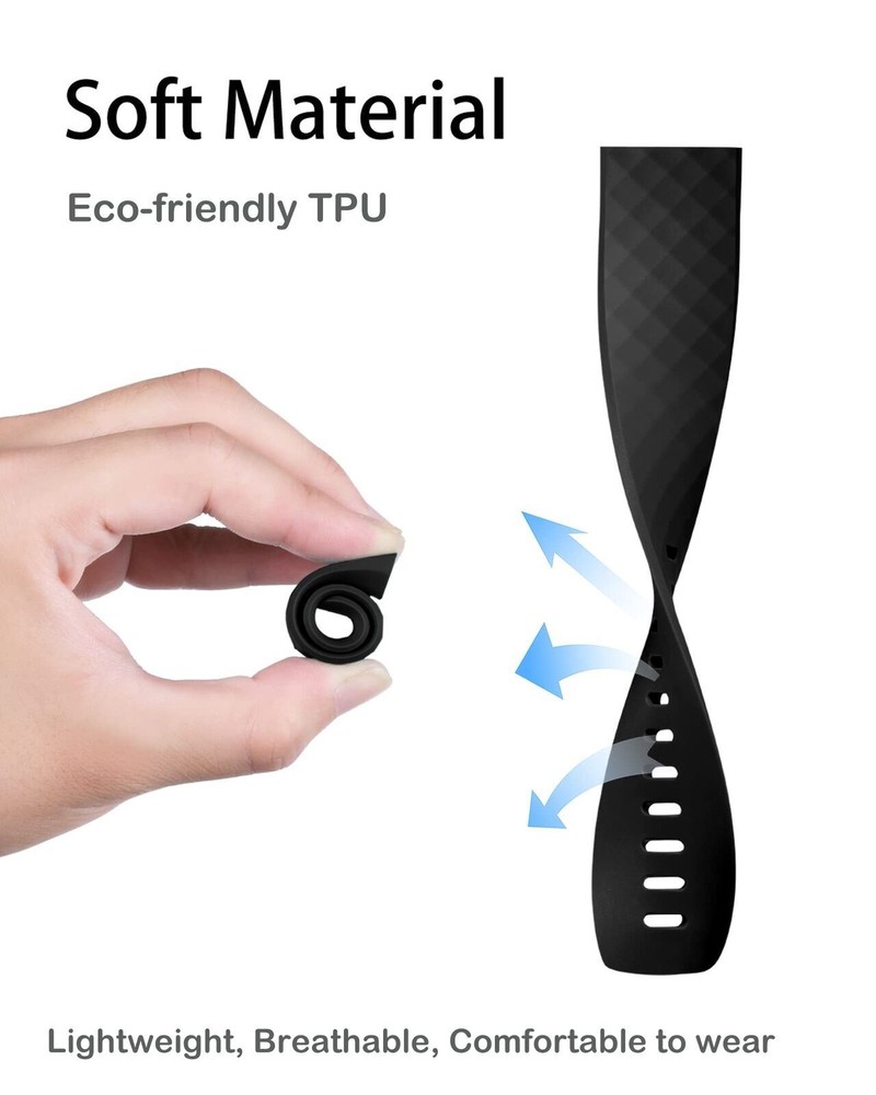 Hamile Bands Compatible with Fitbit Charge 4 / Fitbit Charge 3 / Fitbit Charge