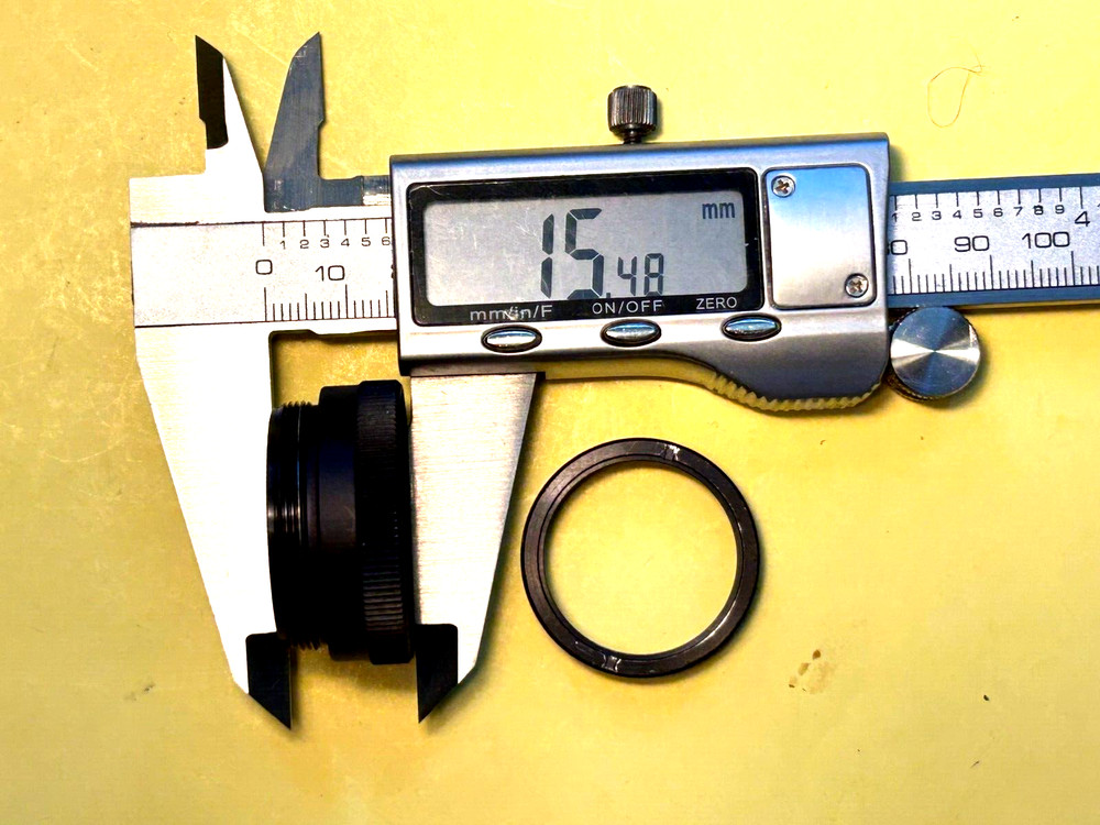 Lens Mount for 1" diameter optics with filter