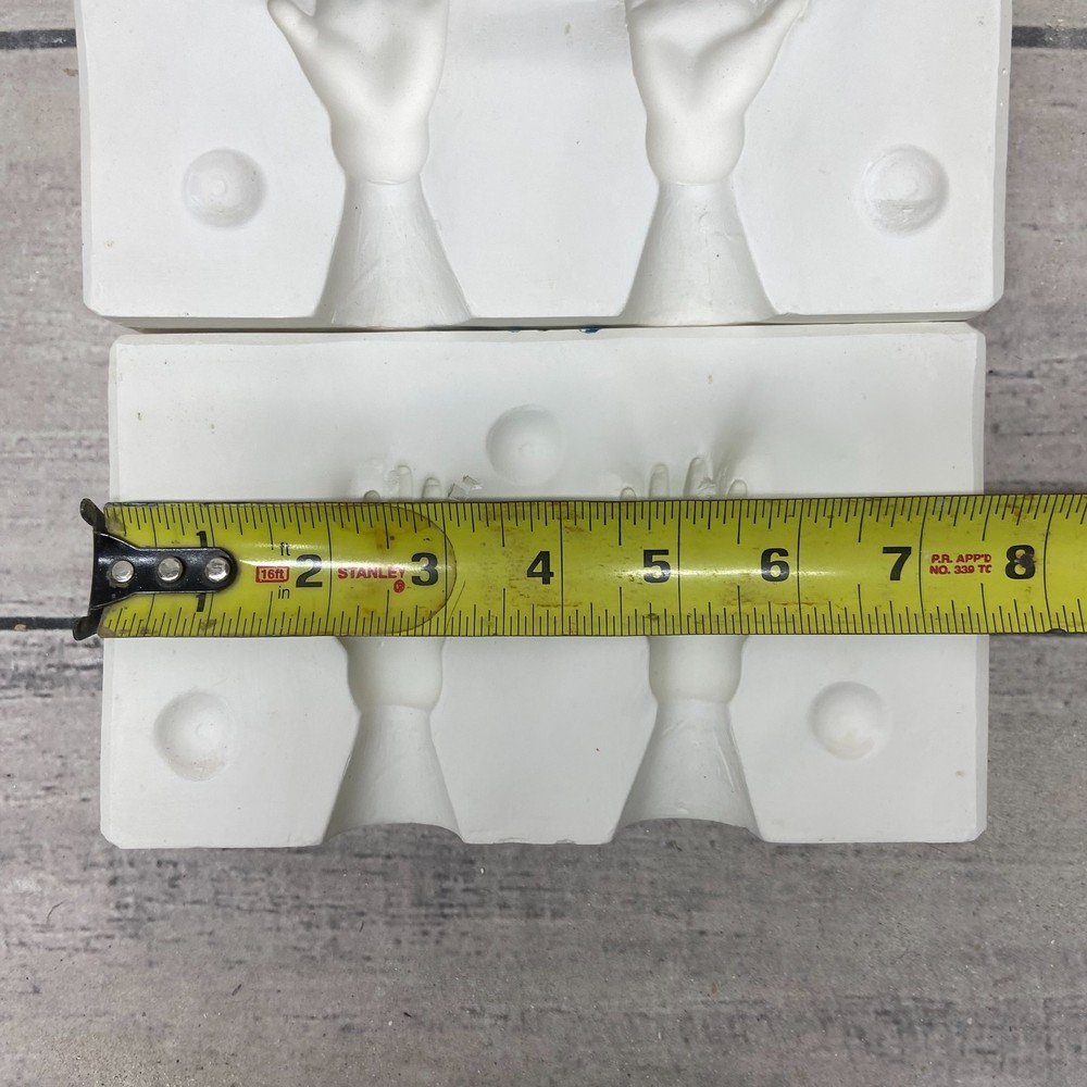Unbranded Ceramic Casting Mold Doll Hands #3012-5