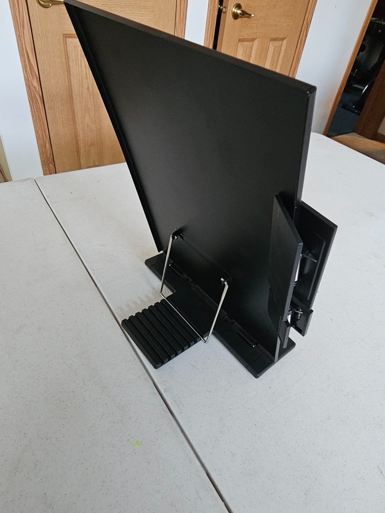 Desktop Document Holder Stand, Adjustable Copyholder with Line Guide & Clip