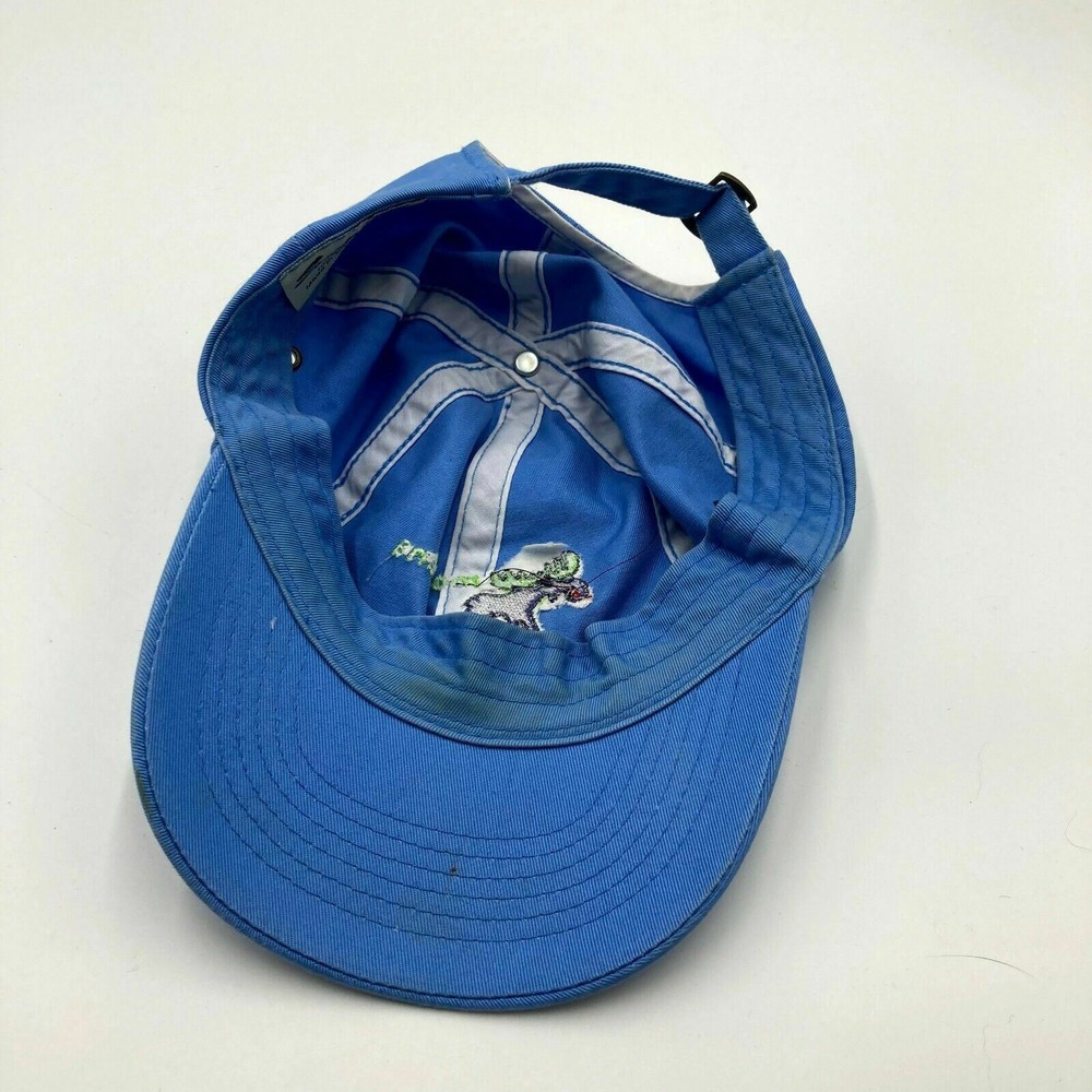 Montana Moose Hat Cap Youth Blue Strap Back Adjustable