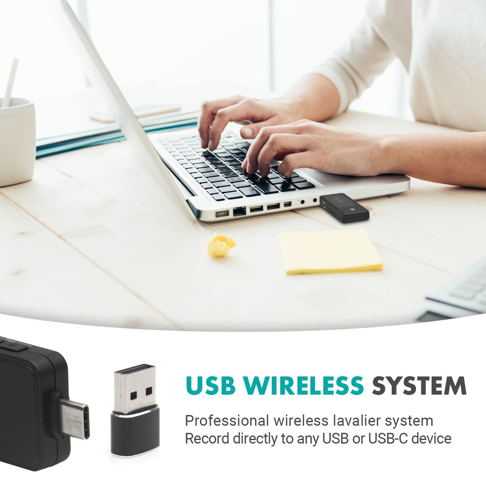 Wmx1ul Usbc Wireless Lavalier Microphone Usb Wireless Lapel Microphone For Compu