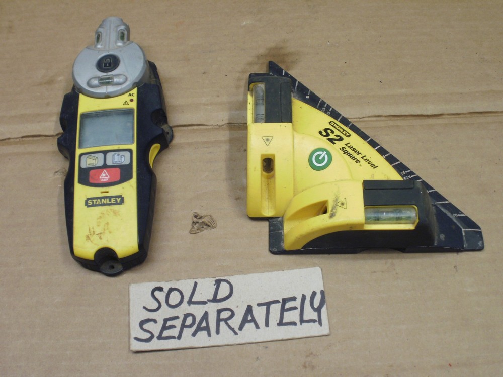 Stanley Laser Level Square, Stud Sensor / Finder