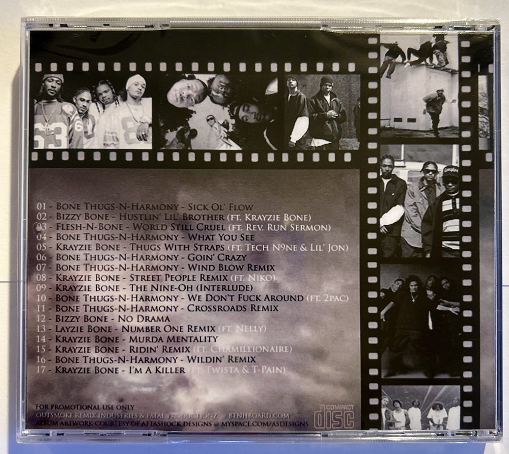 Bone Thugs N Harmony Midwest Warriors Custom Cd