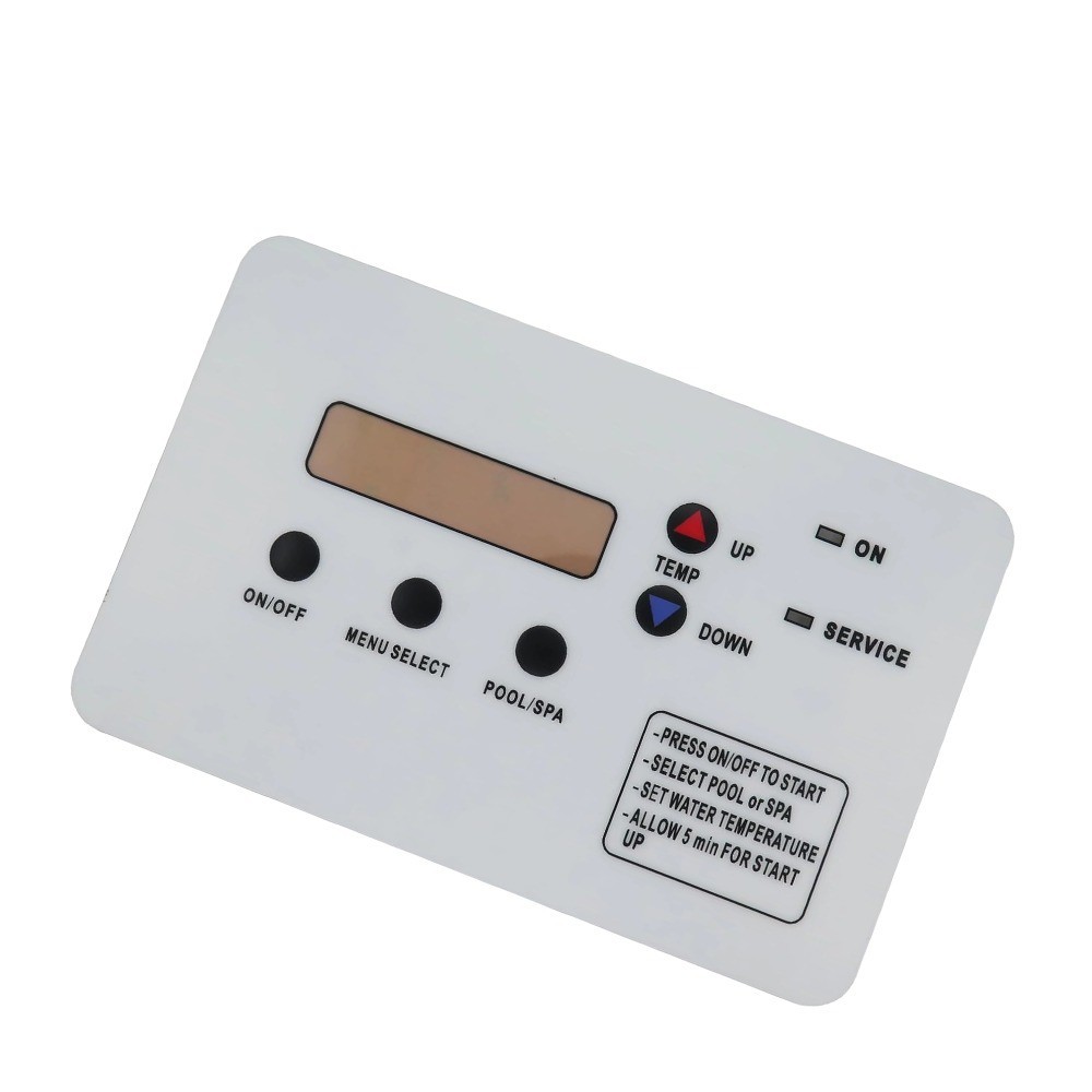 Heat Pump Keypad Switch Membrane Coverage for Pentair Pool 472734 473425 473693