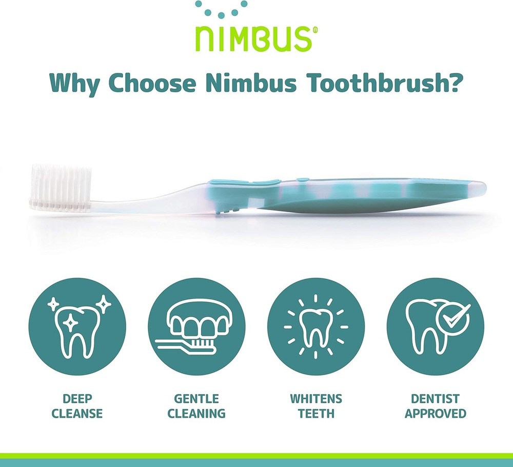 Professional Design Extra Soft Toothbrushes - Ideal for Sensitive Gums 10 Pack