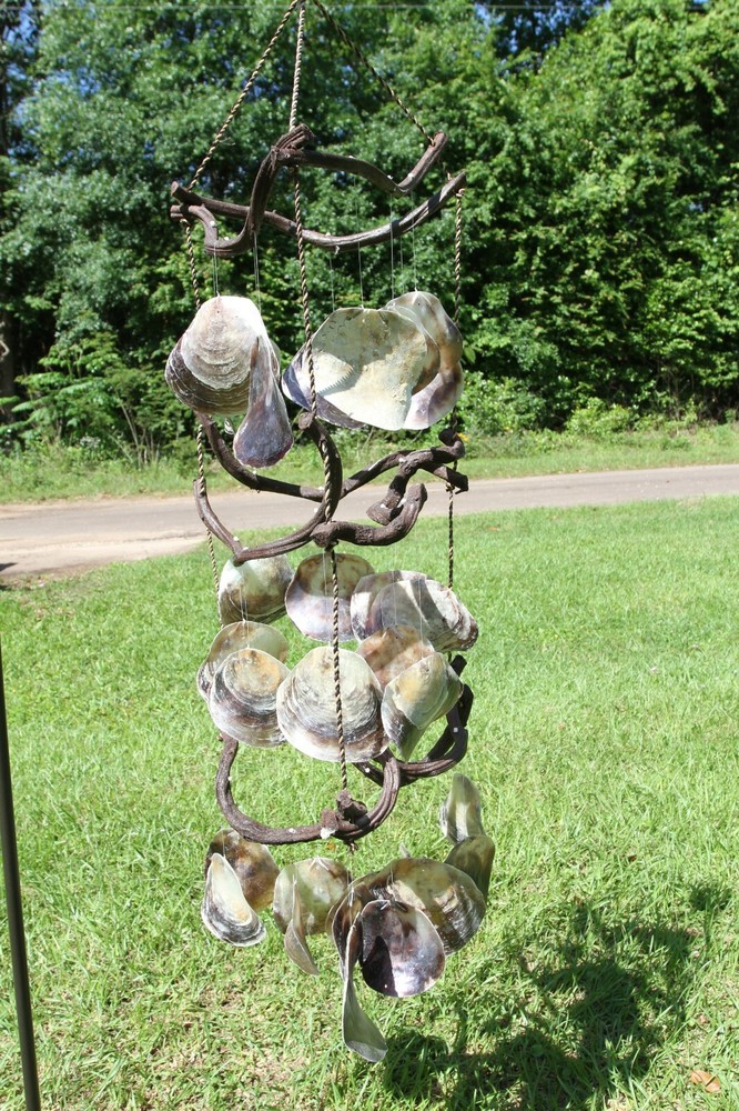 WINDCHIME,Large Seashell Windchime,beach decor,seashells,Beach Decor, gift G-37
